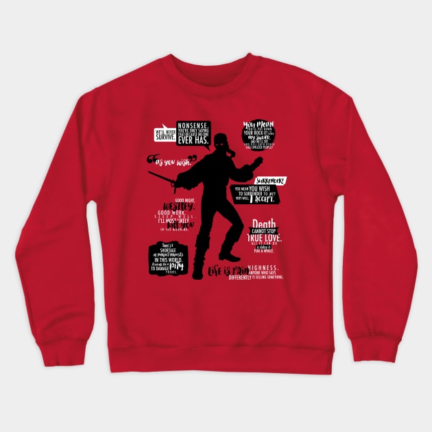 Princess Bride - Westley Crewneck Sweatshirt by firlachiel